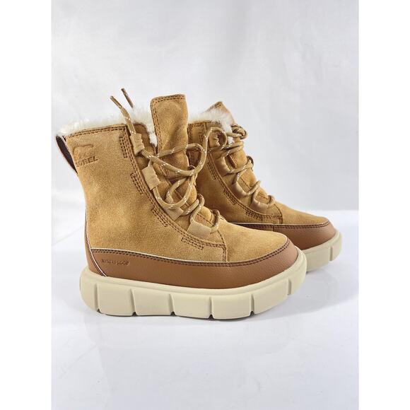 Sorel Boots Kids Size 11 Brown Explorer III Lace WP Waterproof Snow Winter - Picture 7 of 14